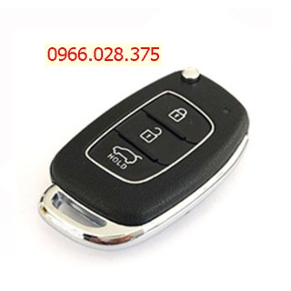 Vỏ chìa khóa gập Huyndai I10, Tucson 2019, Accent - loại 3 nút tự thay dễ dàng