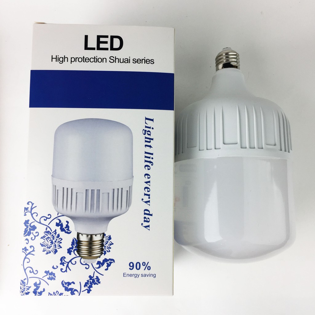 (HÀNG CAO CẤP) Bóng đèn thắp sáng kiêm tích điện 4h-6h  loại 65w sạc tích điện  dạng bóng led ren xoáy tỏa sáng rộng