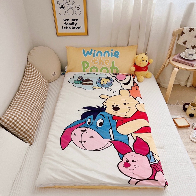 Túi Ngủ Cho Bé Mùa Đông, Túi Ngủ Trẻ Em Chất Liệu Nỉ Mềm Mịn Nhiều Hình Ngộ Nghĩnh (KT120x150cm)