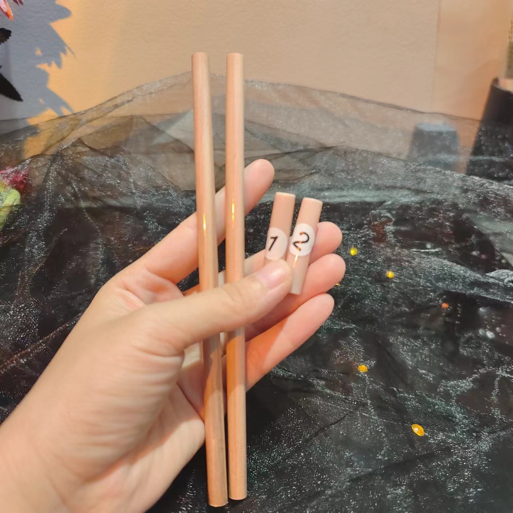 Bút Chì Kẻ Lông Mày Lõi Cứng Mỏng Chống Thấm Nước MB01 Dành Cho Họa Sĩ