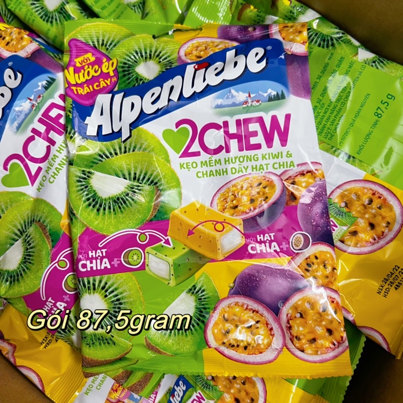 Kẹo Alpenliebe Các Vị Gói 87g/119g