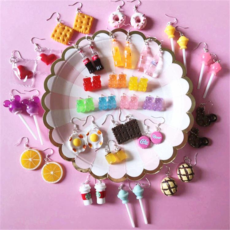 Đôi bông tai hình thức ăn/ đồ uống độc đáo và dễ thương cho nữ