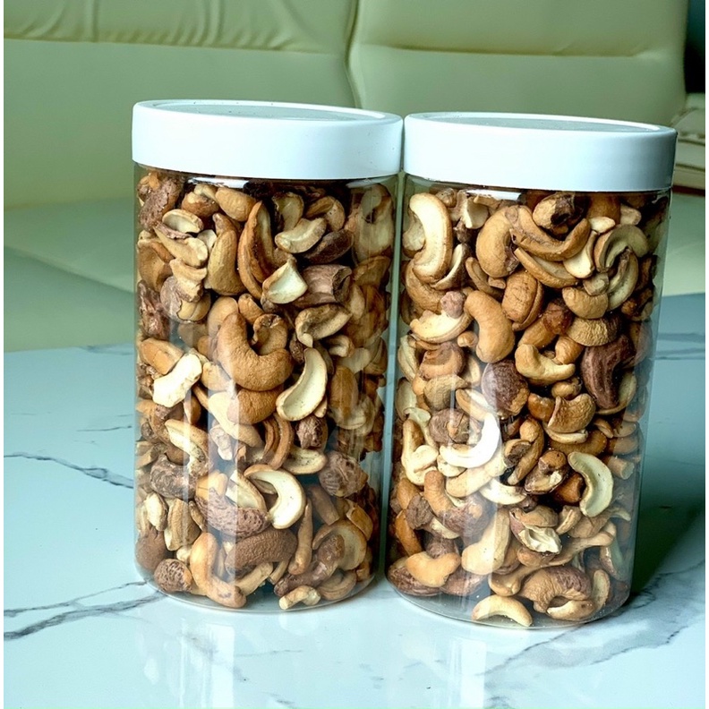 500g hạt điều vỡ vỏ lụa rang muối chủ yếu vỡ đôi