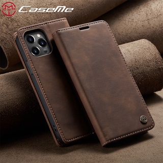 Ốp Điện Thoại CaseMe Bằng Da PU Dạng Ví Nắp Lật Hít Nam Châm Mặt Nhám Cho iPhone 14 13 Pro Max 14 Plus 13