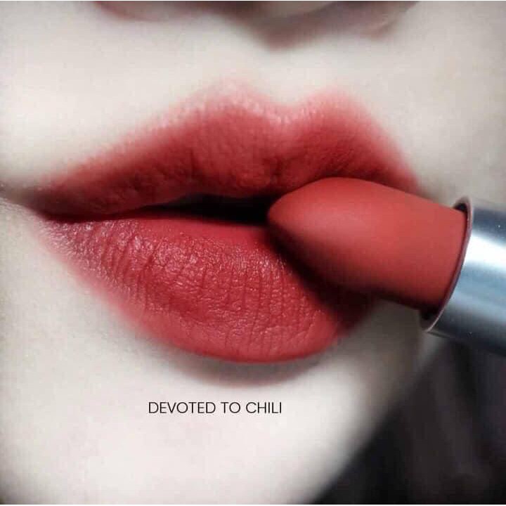Son lì MAC POWDER KISS DEVOTED TO CHILI / Mini Chili | BigBuy360 - bigbuy360.vn