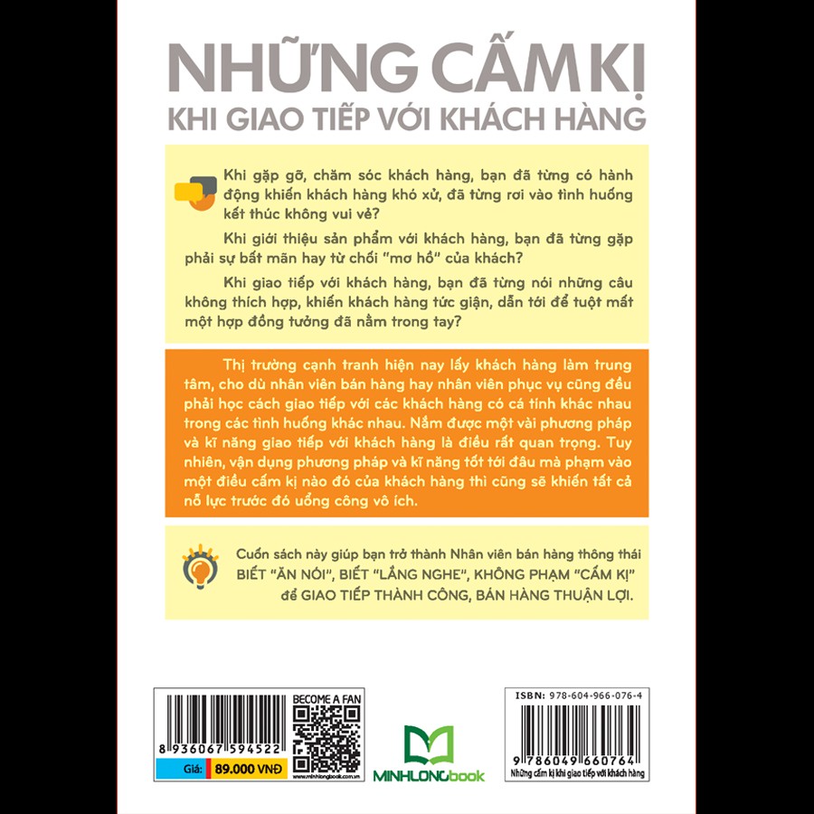 Sách - Những Cấm Kị Khi Giao Tiếp Với Khách Hàng - Kỹ Năng Giao Tiếp Sinh Tồn Trong Ngành Bán Hàng