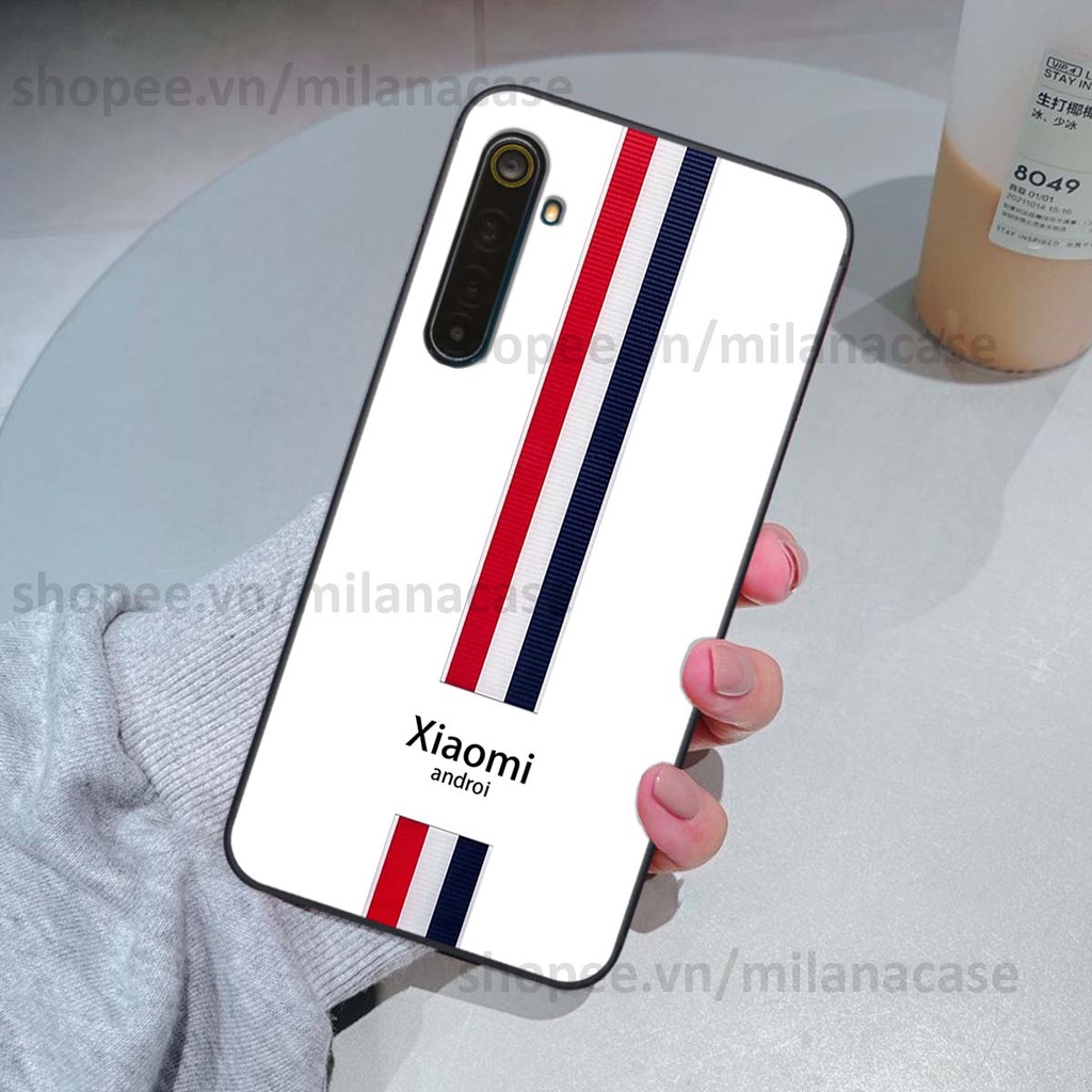 Ốp Realme 6 / 6 Pro in giả da phong cách thể thao, cá tính, thời trang