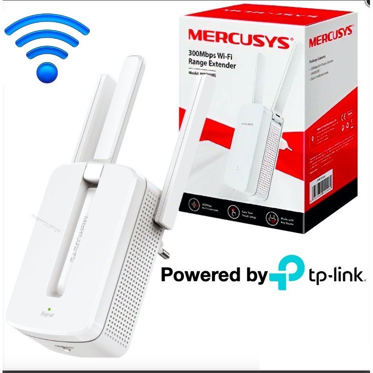 Giá Tốt-Mercusys N 300Mbps Bộ kích sóng WiFi 3 Râu -MW300RE thumbnail