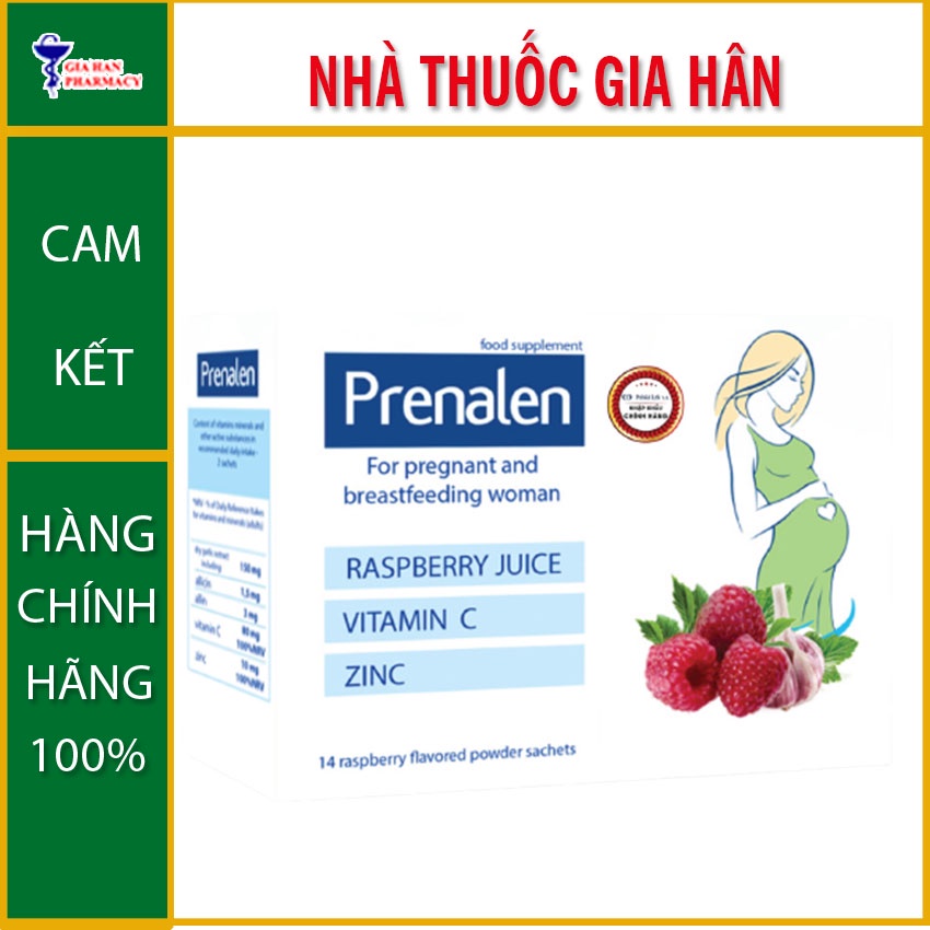 Prenalen hộp 14 gói , tăng cường sức đề kháng mẹ bầu , Gia Hân