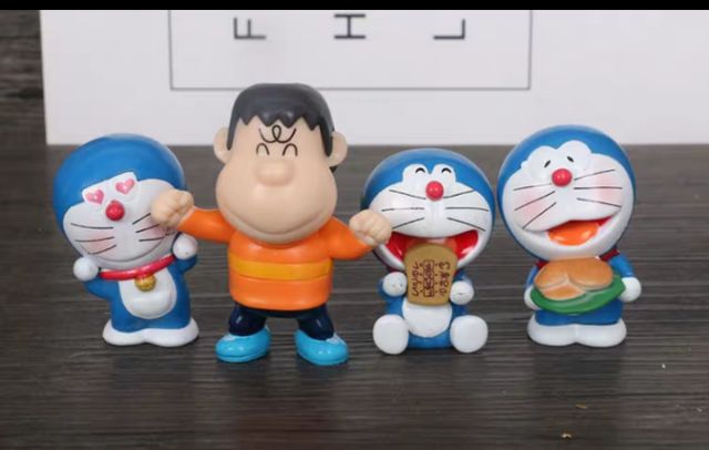 (Kikumaru) Combo Mô hình 5 nhân vật Doraemon MS029