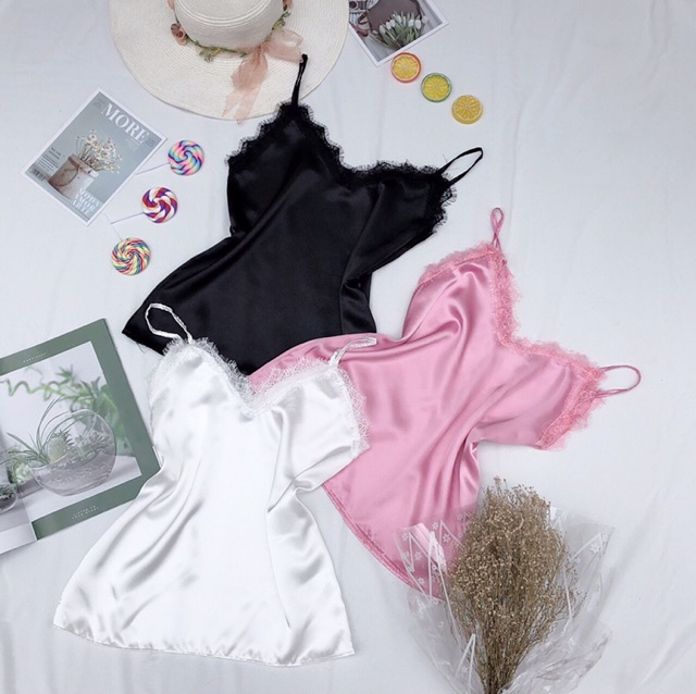 [ Mã WASTAPR giảm 10K đơn 50K] Áo 2 dây phối ren - mua hóa đơn trên 300k được tặng 1 phần quà từ shop CAROTSHOP | BigBuy360 - bigbuy360.vn