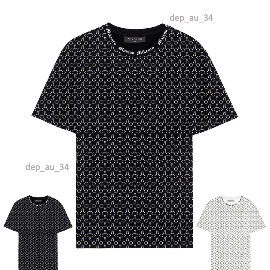 Áo phông MIKENCO Monogram tshirt cotton co dãn 4 chiều trend 2023