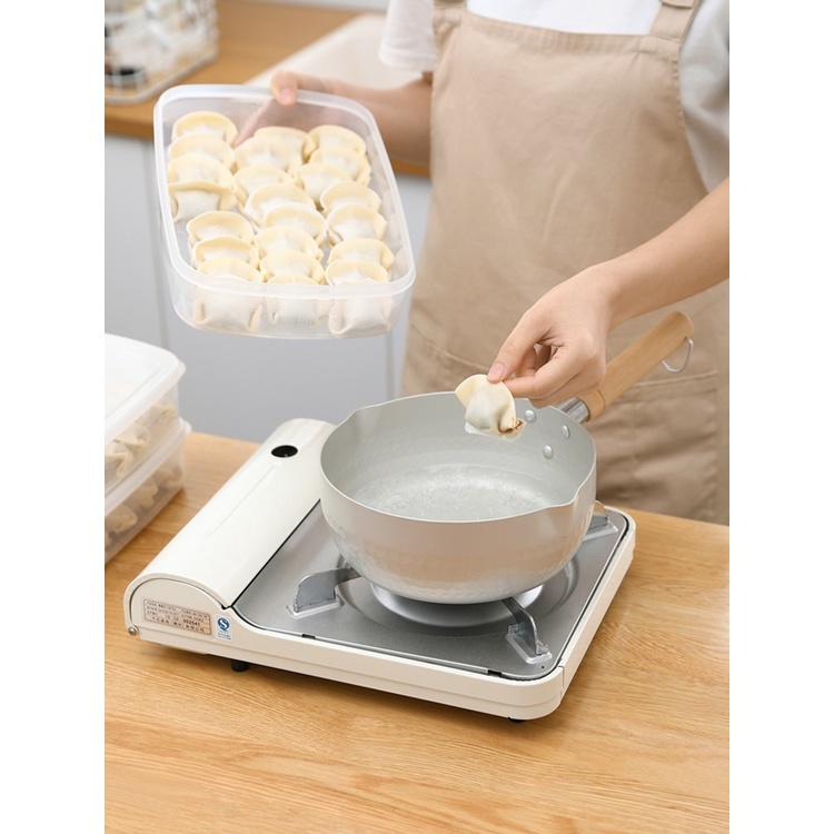 Hộp Đựng Thực Phẩm Nhựa Nakaya 2.6 lit Nắp Dẻo Dáng Dẹp - Nội Địa Nhật Bản