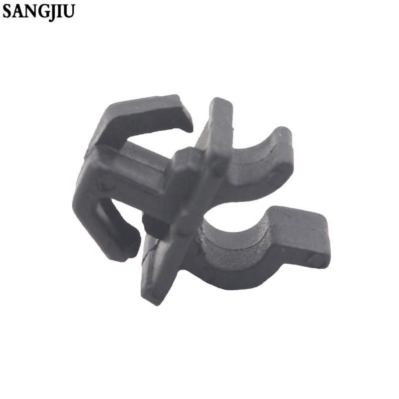 50 nắp nhựa hỗ trợ thanh dây kẹp chốt giữ màu đen cho Toyota