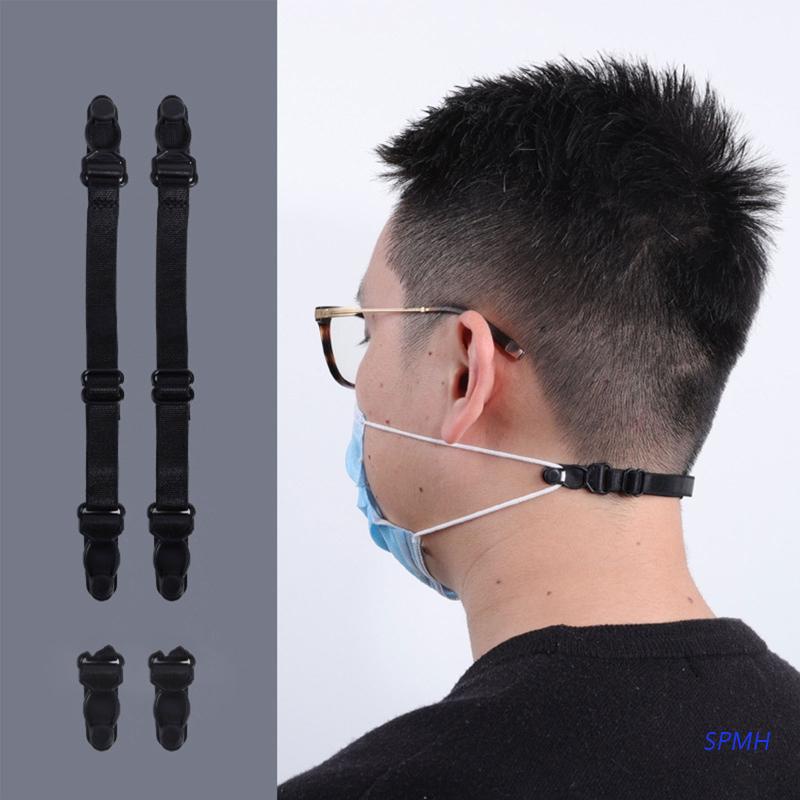 Set 4 vỏ bọc bảo vệ dây đeo khẩu trang có thể điều chỉnh