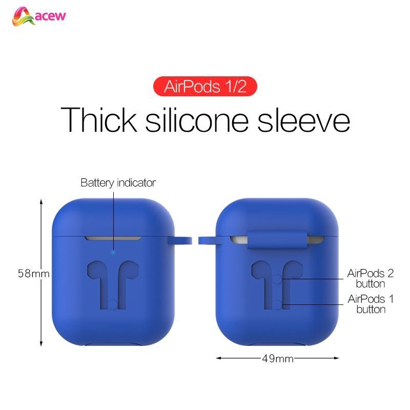 Vỏ bảo vệ hộp sạc tai nghe Airpods 1/2