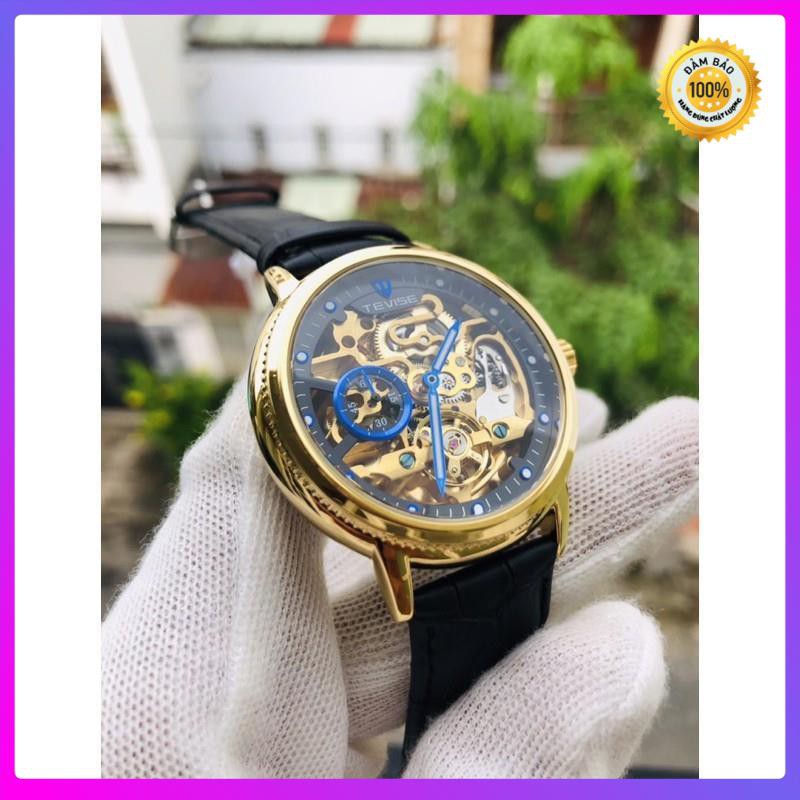 [ Đồng Hồ Cơ ] Đồng hồ nam tevise chính hãng automatic dây da [ Đồng Hồ Nam Cao Cấp] | BigBuy360 - bigbuy360.vn