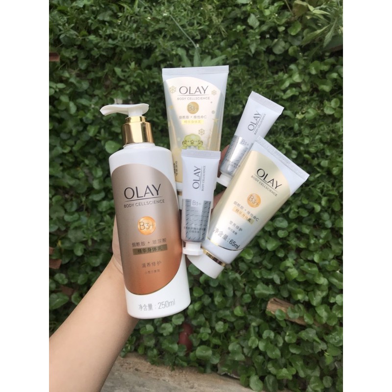 set dưỡng thể olay