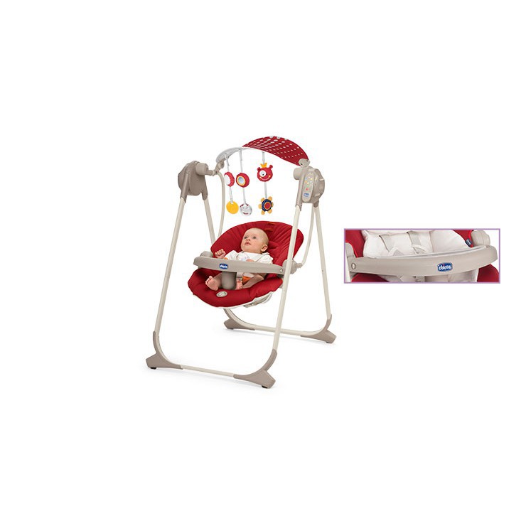 Xích Đu Chicco Polly Swing Màu Bạc (CHÍNH HÃNG) CHO BÉ (CO115079)