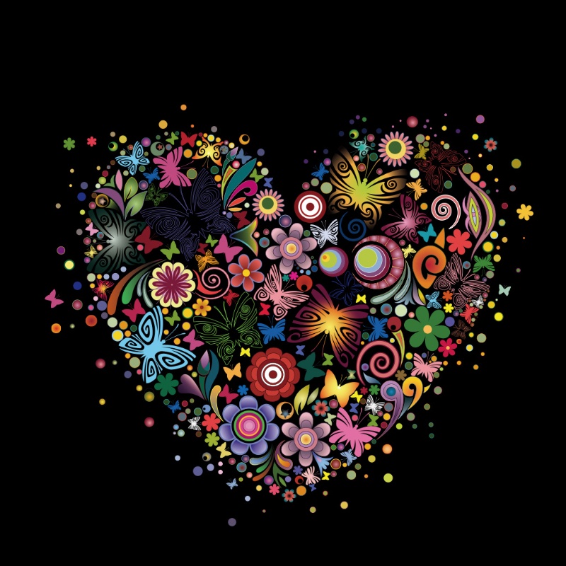 Miếng Dán Ủi Quần Áo Hình Trái Tim