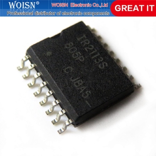 Bộ 5 Chip Điều Khiển IC Ir2113Strpbf Ir2113S Sop-16 Mos Chất Lượng Cao