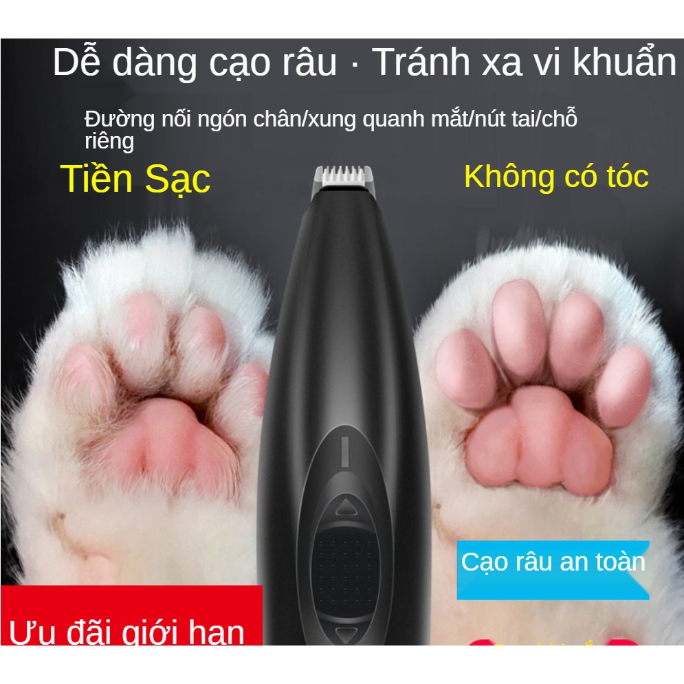 Tông đơ cắt tỉa lông cho thú cưng cổng sạc USB tiện lợi