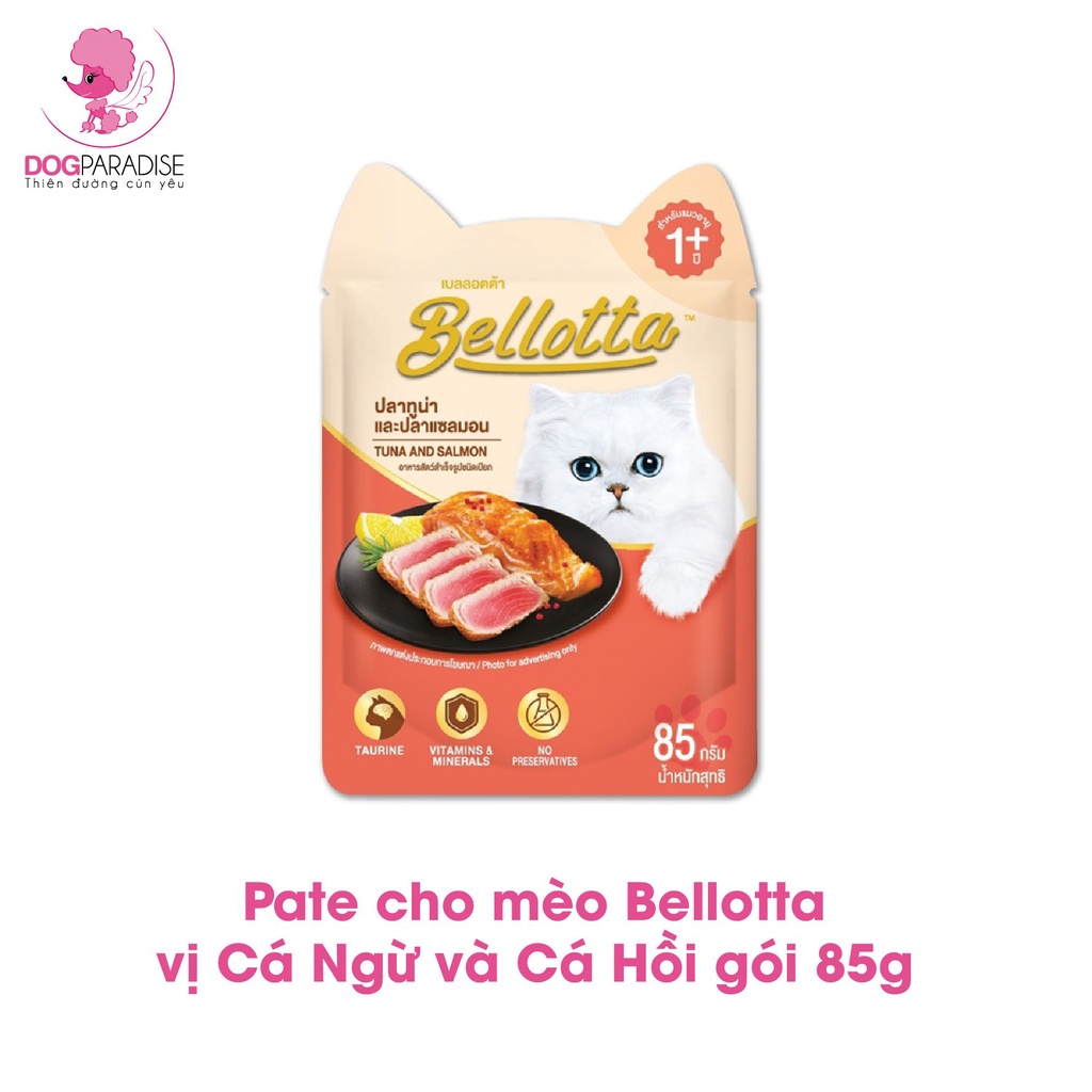 Pate Bellotta cho mèo gói 85g cá ngừ thật - Dog Paradise