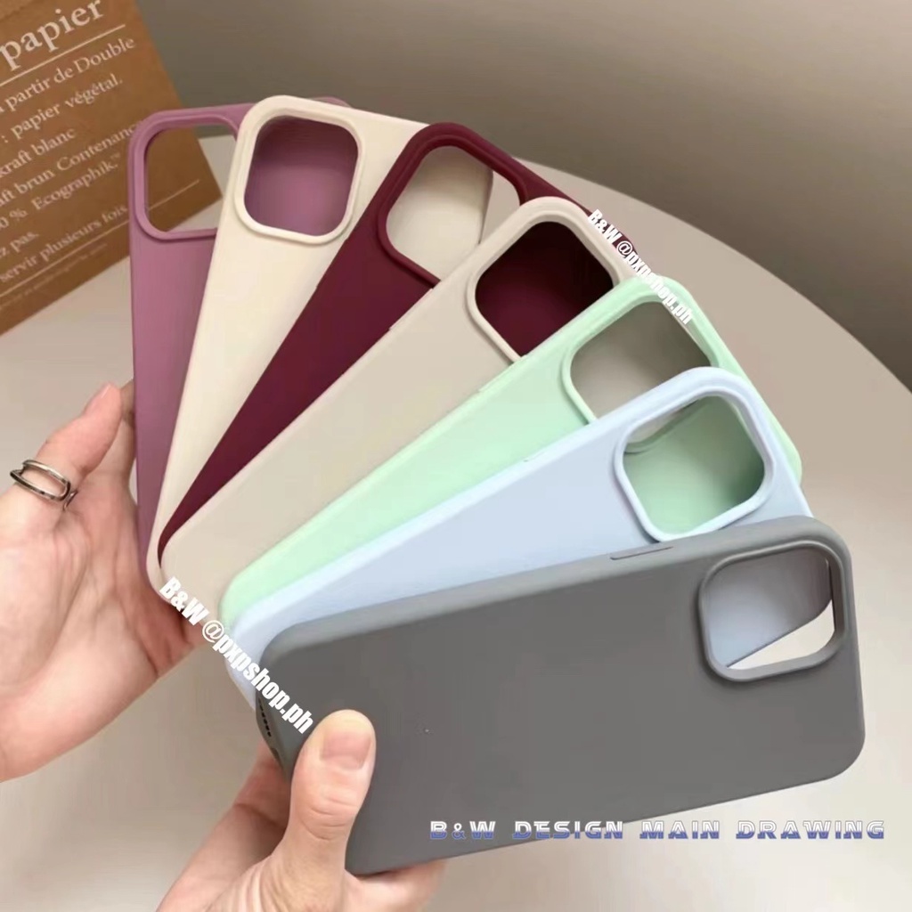 Ốp Điện Thoại Silicone Mềm Nhiều Màu Sắc Thời Trang Cho IPhone 13 13ProMax 12 11 Pro MAX IX XS MAX 7 8 Plus