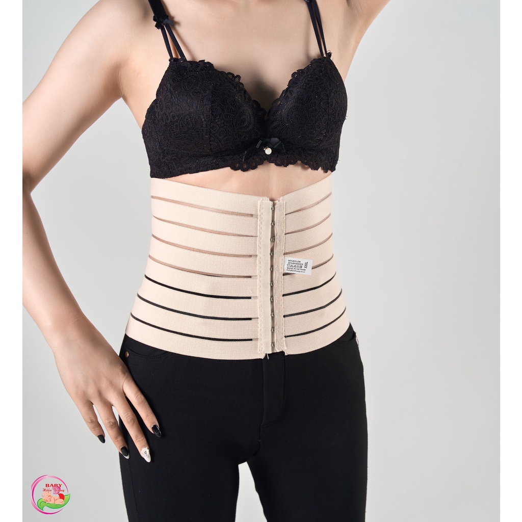 Đai nịt bụng giảm mỡ chống cuộn sau sinh gen định hình eo