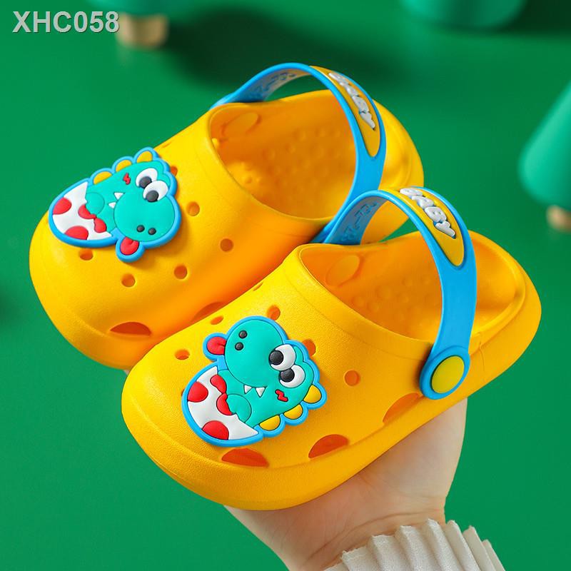 Giày Crocs mềm mại chống trượt chống va chạm đáng yêu tiện lợi cho bé trai 1-3 tuổi