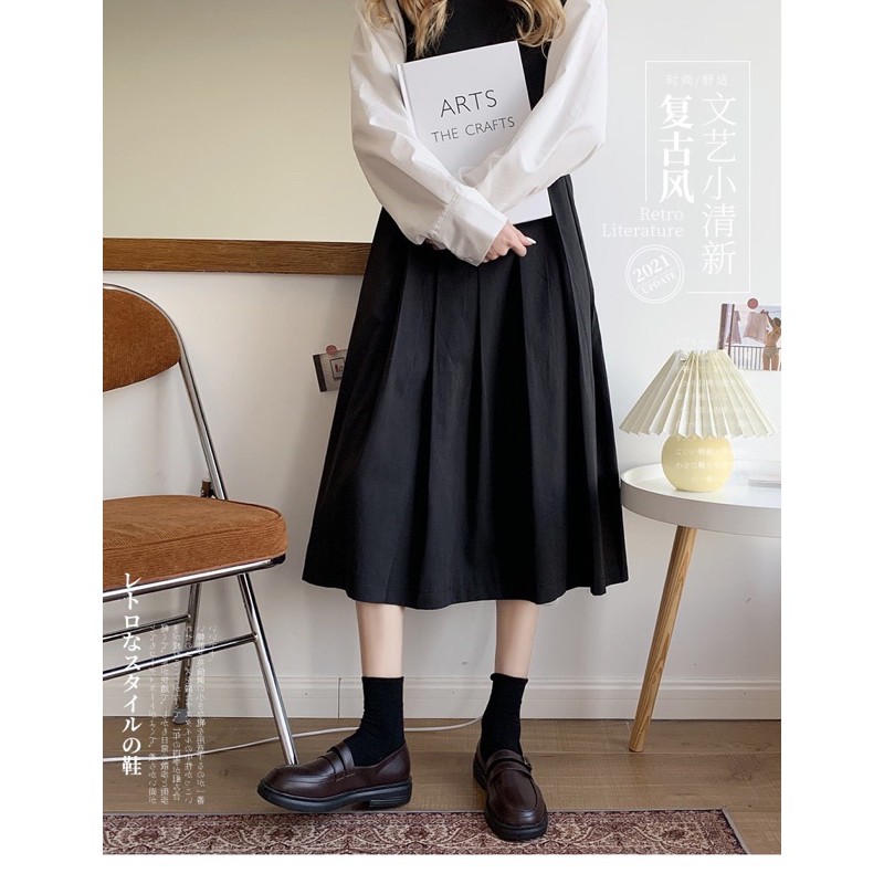 GDN35H2512 GIÀY OXFORD THỜI TRANG NỮ BÚP BÊ VINTAGE COSPLAY CỔ ĐIỂN DÁNG TRƠN HOT TREND | BigBuy360 - bigbuy360.vn
