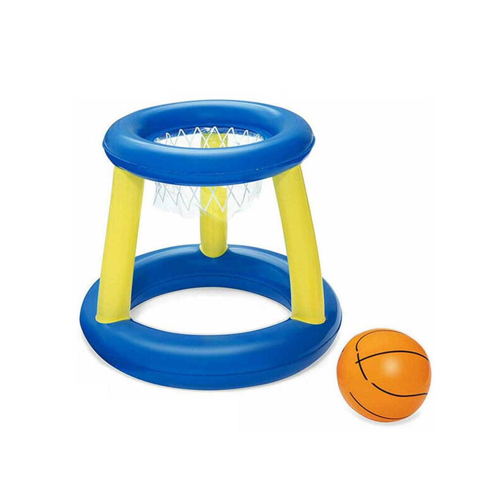 Inflatable Basketball Swimming Pool Toy Ring Floating Childrens Water Sport Game