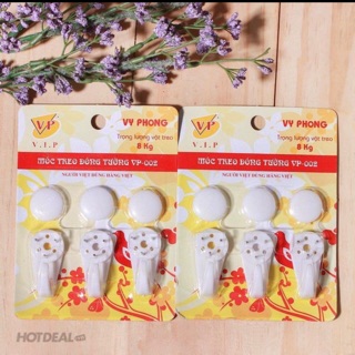RẺ VÔ ĐỊCH_ móc dán tường đóng đinh 002_ chịu lực tốt_ kèm ảnh thật