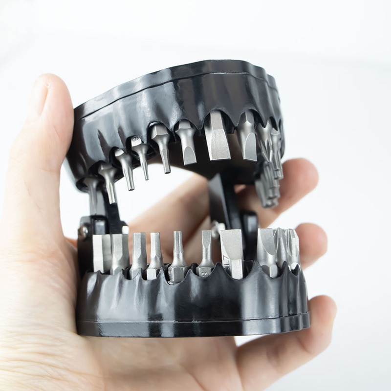 Aoto Uinique Giá Đỡ Mũi Khoan Thiết Kế Răng Có Nam Châm Tích Hợp 28 Mẫu