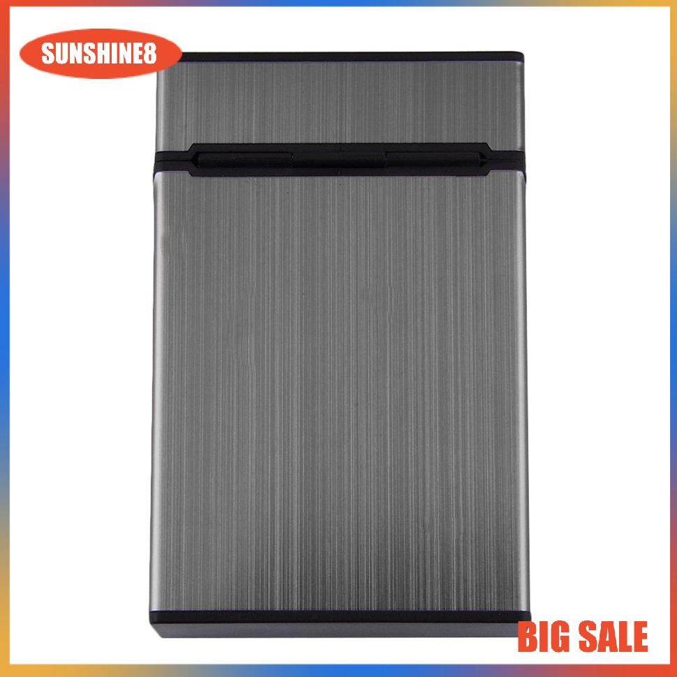 【SUN】Light Aluminum Cigarette Cigar Case Pocket Box Container Storage Holder