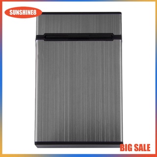 【SUN】Light Aluminum Cigarette Cigar Case Pocket Box Container Storage Holder