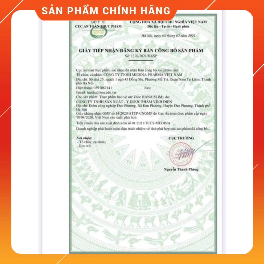 Kẹo giảm cân HANA SLIM MÀU NÂU 20V TẶNG HỘP 5V XANH HÀNG CHÍNH HÃNG MẪU MỚI NHẤT