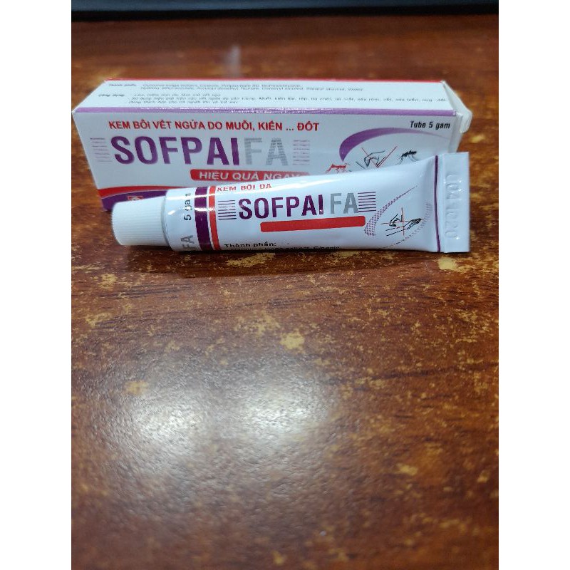 Sofpaifa_kem bôi vết ngứa do muỗi,kiến ..đốt.tuýp 5g