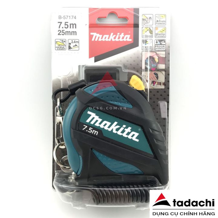 Thước kéo 7.5m x25mm/1kg Makita B-57174 | Tadachi