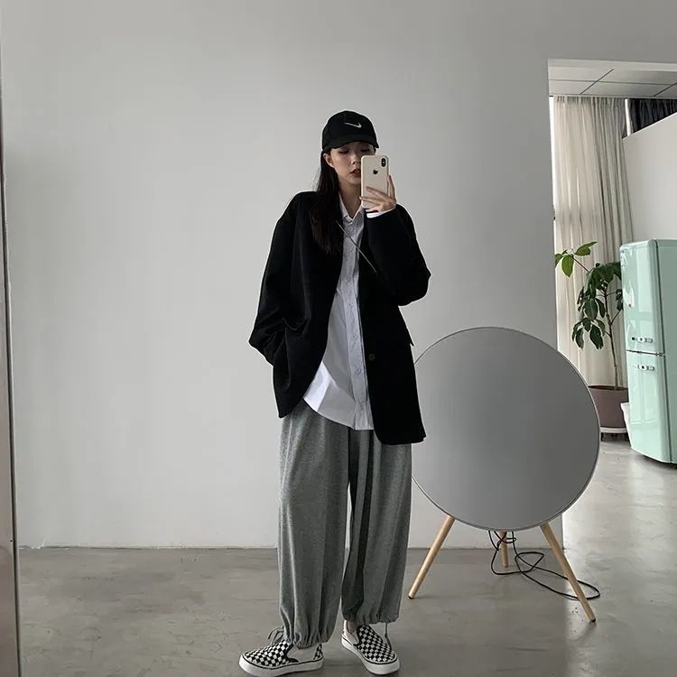 Phụ Nữ Mùa Thu Mới Khí Chất Phù Hợp Với Áo Khoác Phong Cách Hàn Quốc Thời Trang Mỏng Áo Khoác