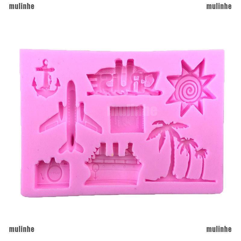 Mul❤ Khuôn Làm Bánh Chất Liệu silicone Hình Cây Cọ Độc Đáo