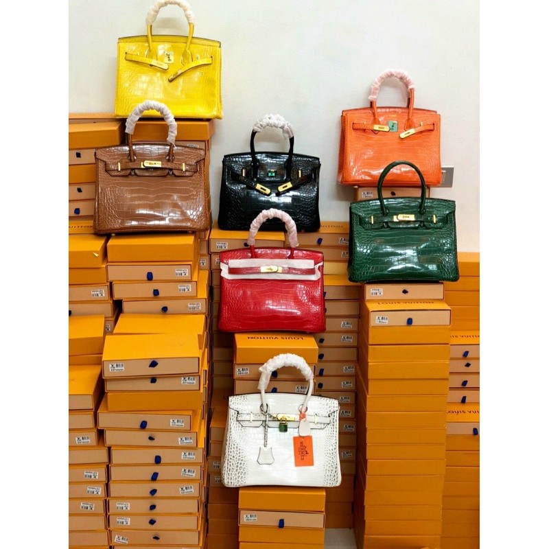 Túi hm birkin sz 25-30 tặng kèm khăn lụa