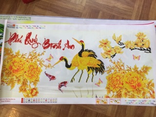 Tranh đính đá thành phẩm