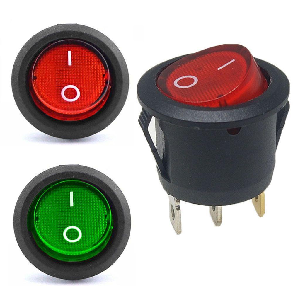 LANSEL Set 10 Công Tắc Bật Tắt 3 Chấu ON-OFF KCD1-105