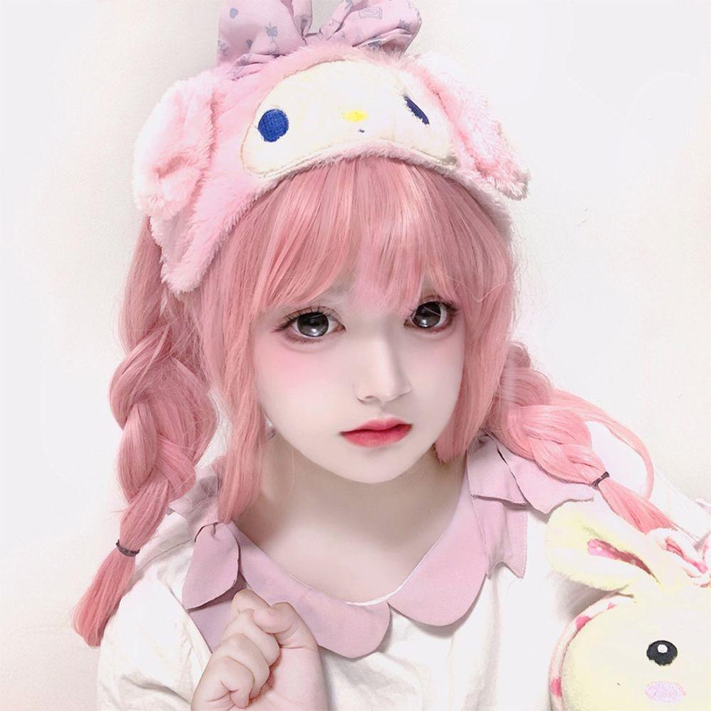 Băng Đô Cài Tóc Vải Bông Hình Cinnamoroll Thời Trang Hàn Quốc Cho Bé Gái