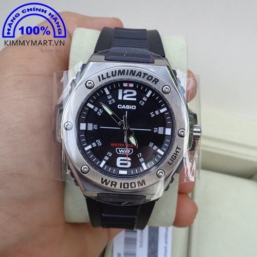 Đồng hồ Casio Nam - Dây nhựa MWA-100H-1A - Hàng chính hãng