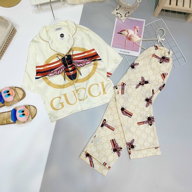 Đồ bộ Pijama lụa LATIN mẫu chuẩn tay ngắn siêu xinh 💕 | BigBuy360 - bigbuy360.vn