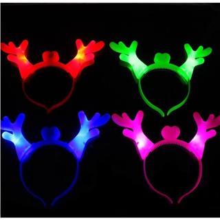 Cài tóc halloween, Noel tai thỏ hoặc sừng hươu có đèn led