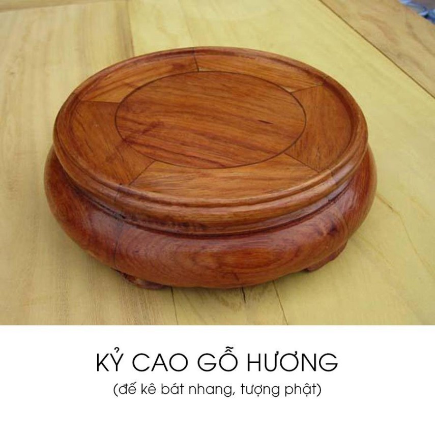 Kỷ tròn-Đôn tròn gỗ-Đế bát hương - bình rượu , bình hút lọc, lục bình
