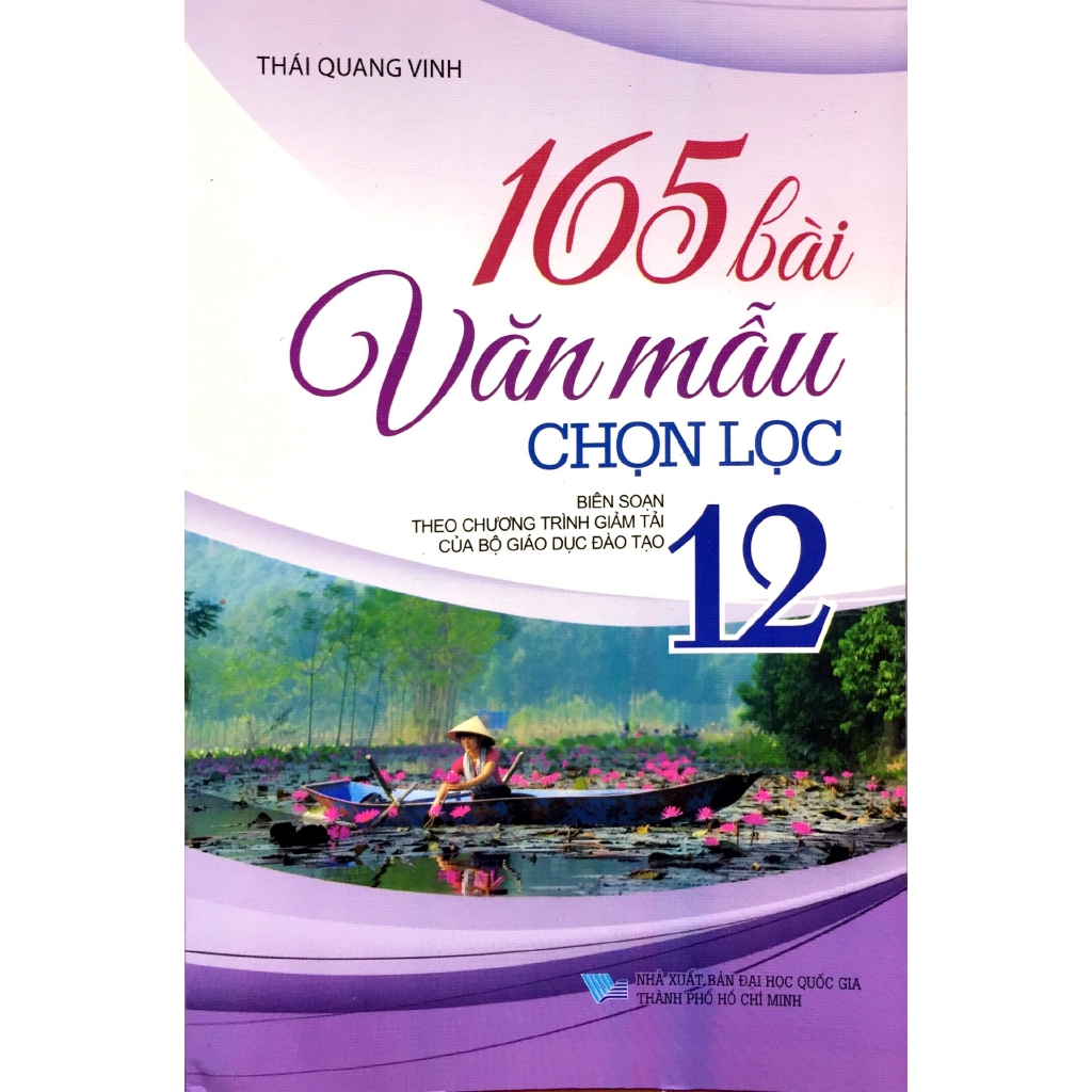 Sách - 165 Bài Văn Mẫu Chọn Lọc 12